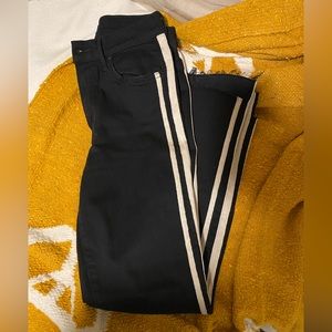 Mother Insider Crop Step Fray- Guilty Racer-Sz 25